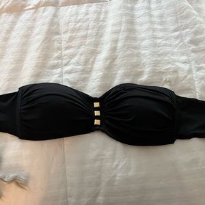 La blanca black swimsuit top